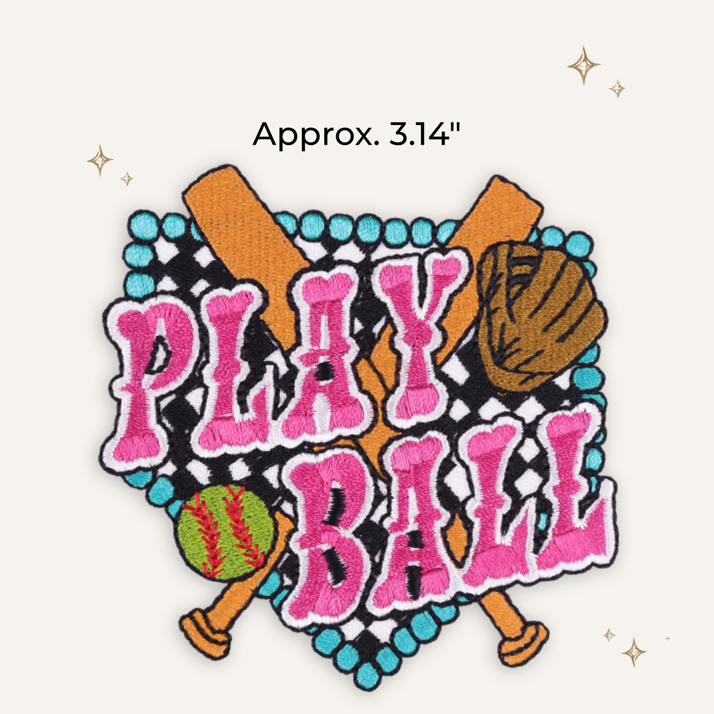 Play Ball! Embroidered Patch
