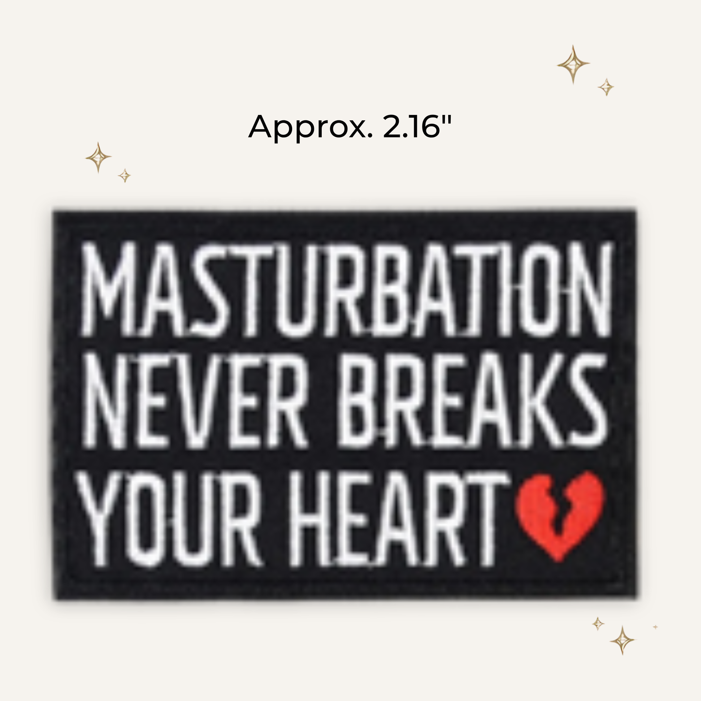 Masturbation Embroidered Patch- RTS
