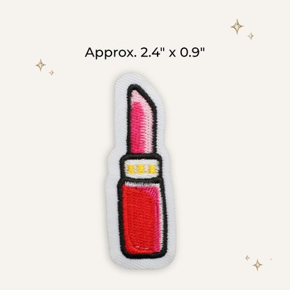 Lipstick Embroidered Patch- RTS