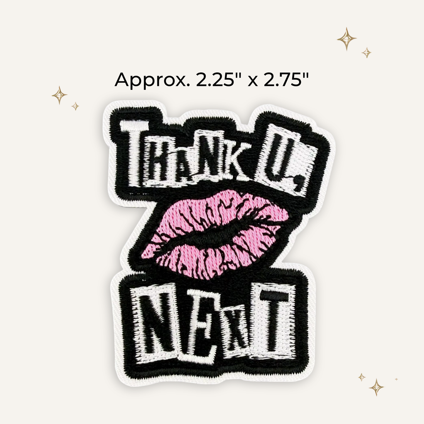 Thank U, Next Embroidered Patch