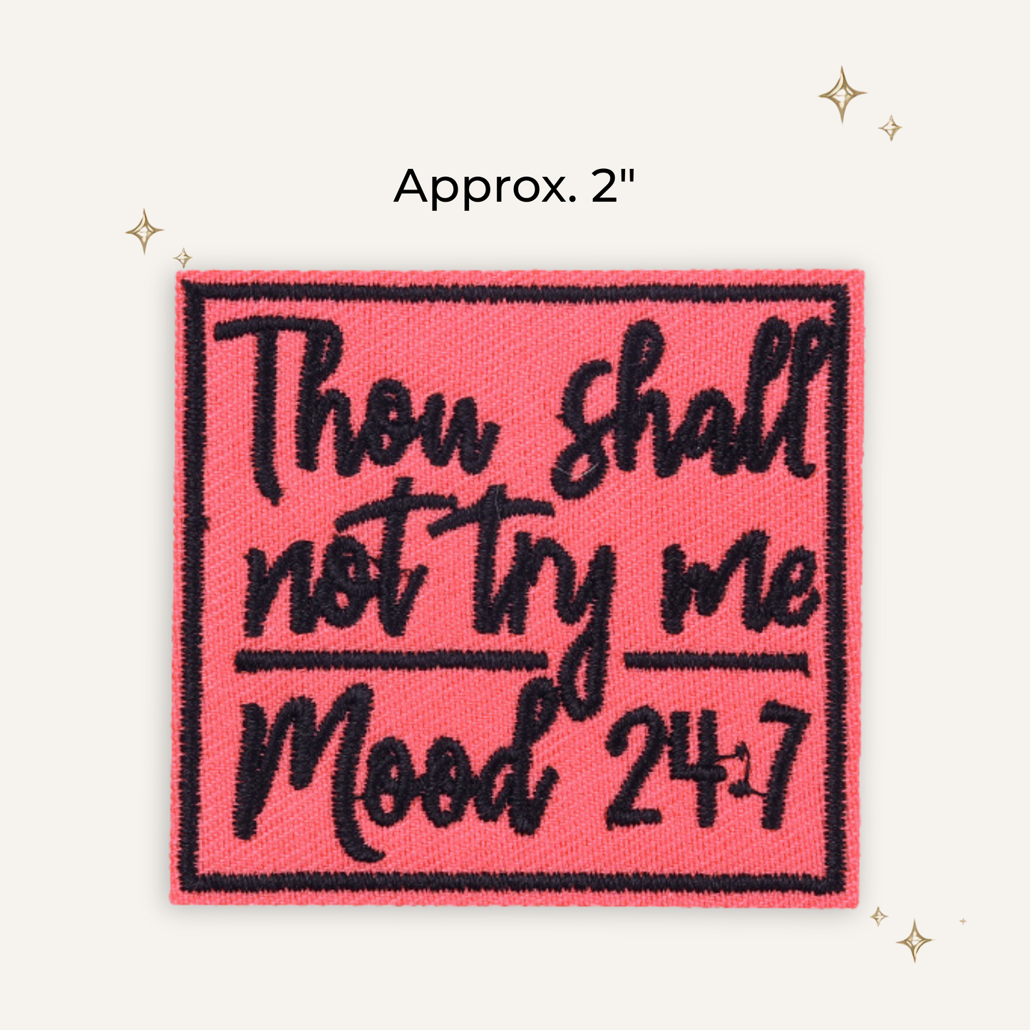 Mood 24/7 Embroidered Patch