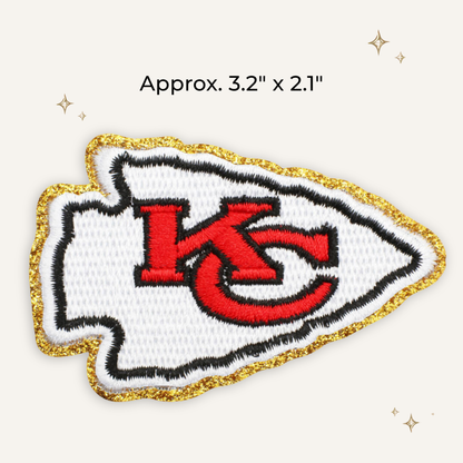 KC Chiefts Embroidered Patch- RTS