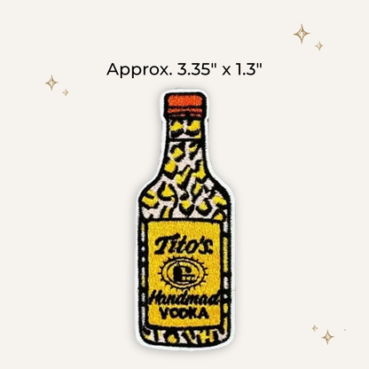 Cheetah Vodka Embroidered Patch