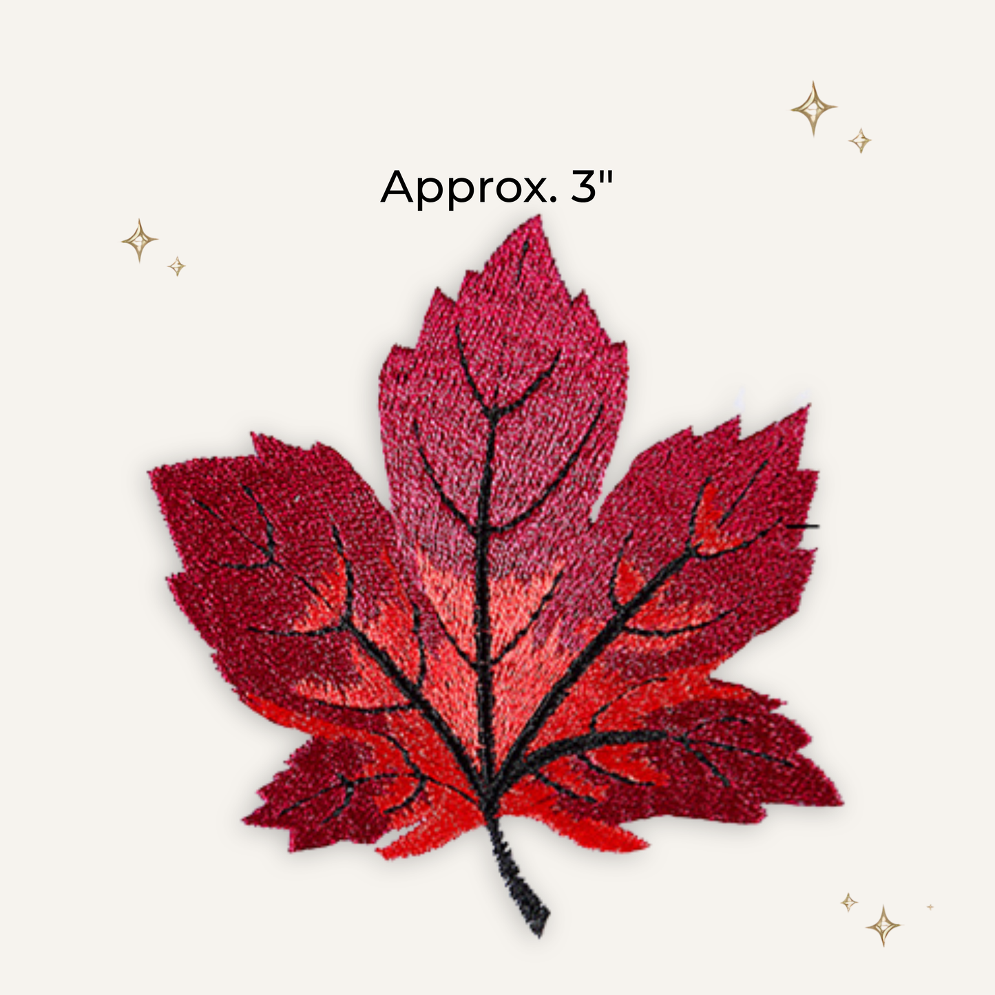 Fall Maple Leaf 9 Colors Embroidered Patch