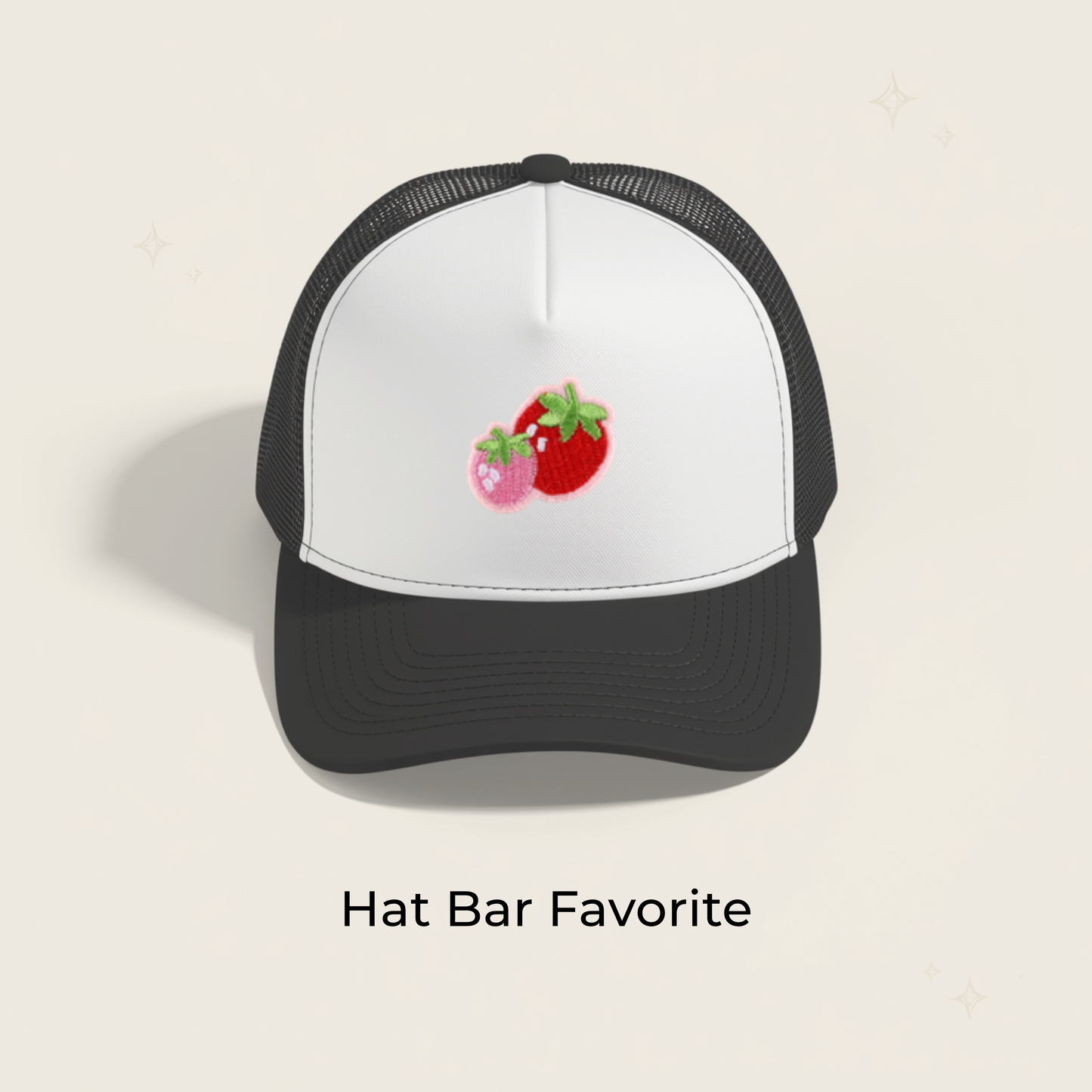 Strawberry Pair Embroidered Patch- RTS