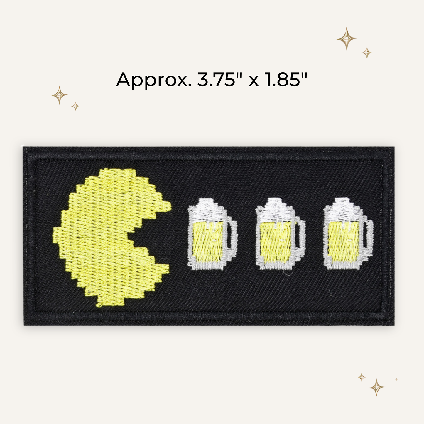 Pacman Beer Eater Embroidered Patch