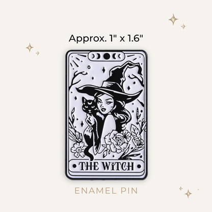 The Witch Tarot Card Enamel Pin