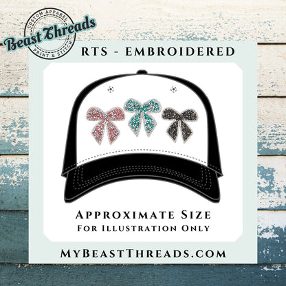 Bow Rhinestone Patch- RTS