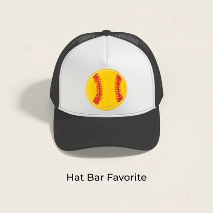 Softball Embroidered Patch - RTS