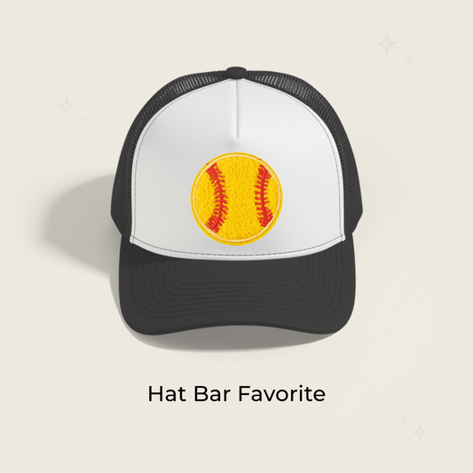 Softball Embroidered Patch - RTS