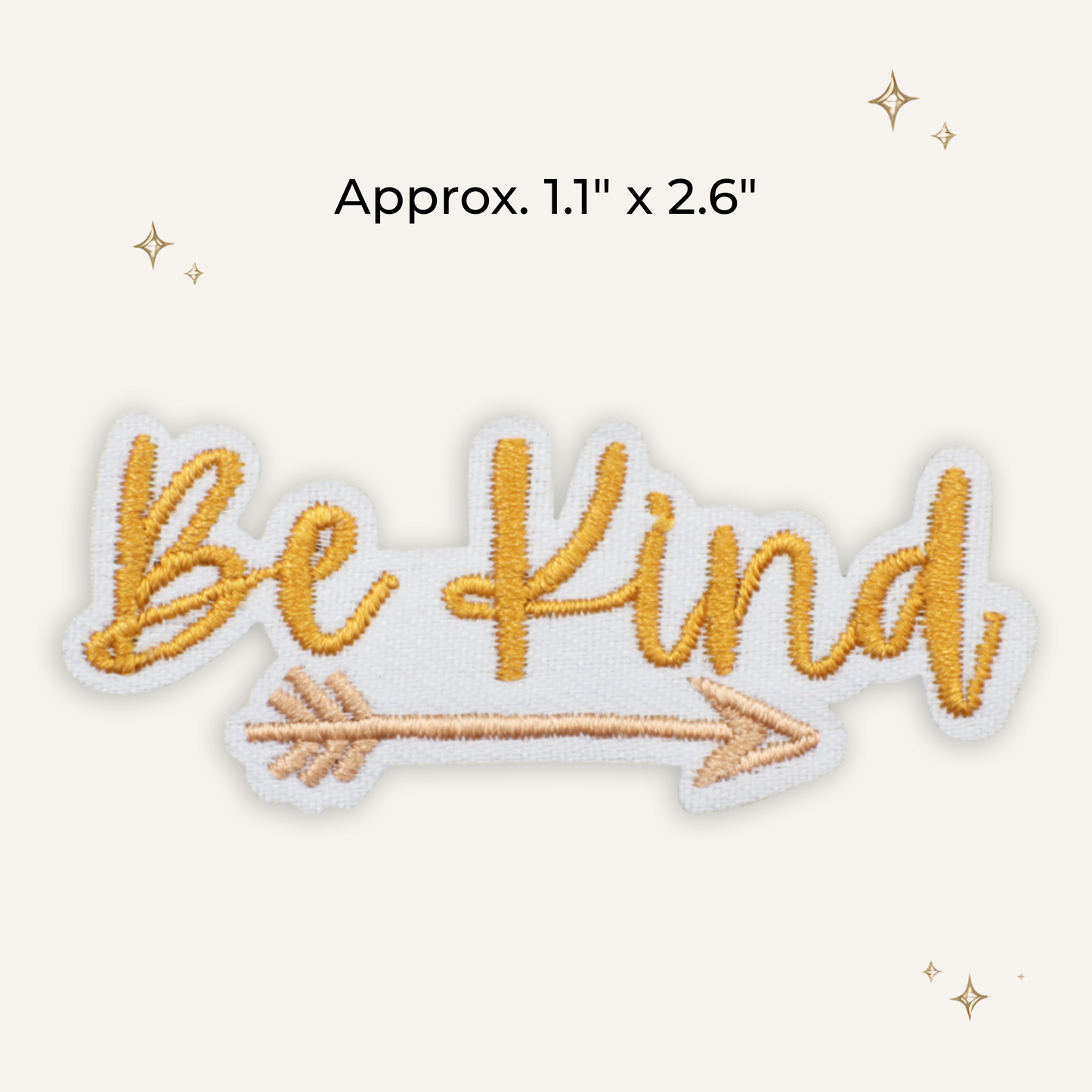 Be Kind Embroidered Patch- RTS