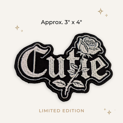 Cutie Embroidered Patch - RTS/MTO