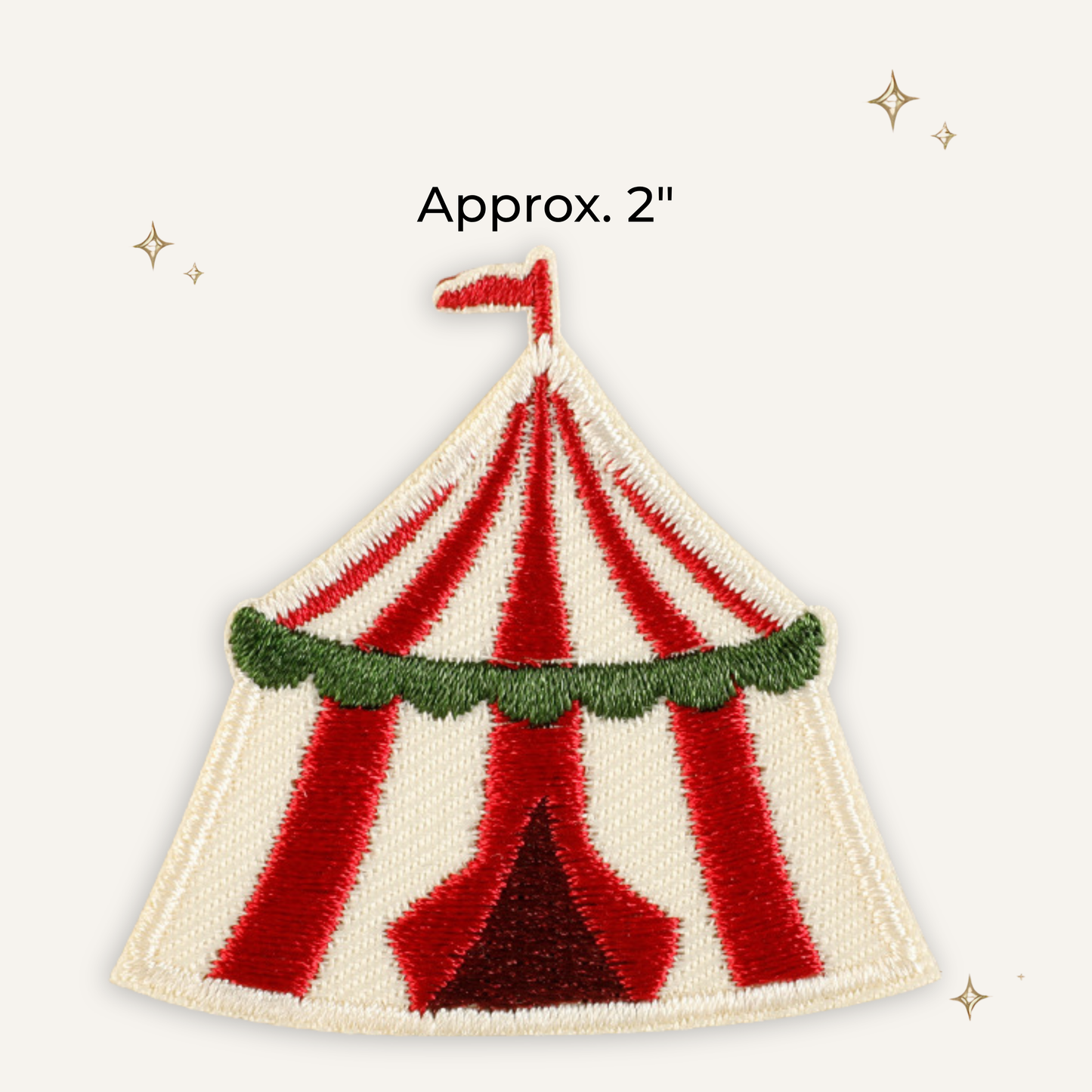 Circus Tent Embroidered Patch