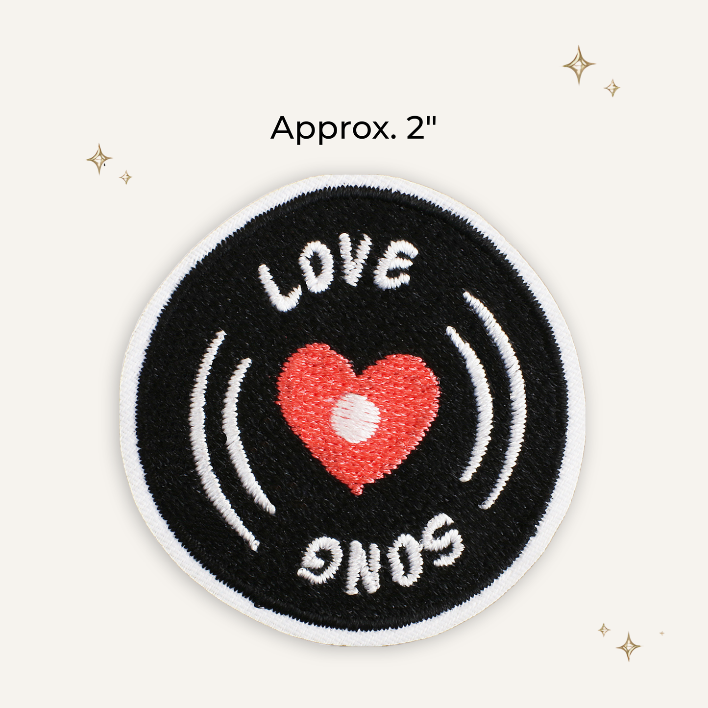 Love Song Embroidered Patch- RTS