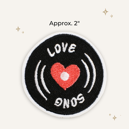 Love Song Embroidered Patch- RTS