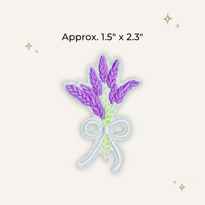 Lavender Bundle Embroidered Patch