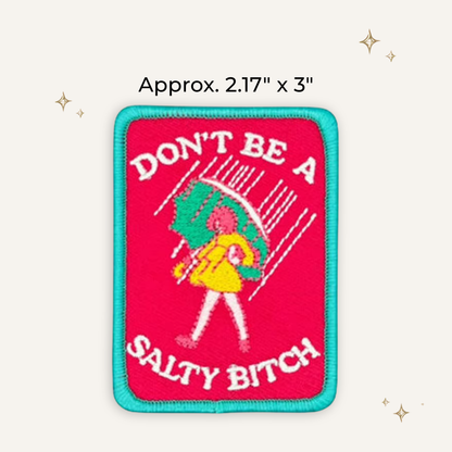 Preppy Morton's Salty Bitch Embroidered Patch
