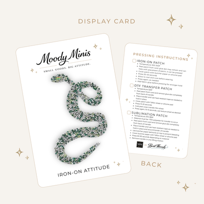 Snake Rhinestone Patch- RTS