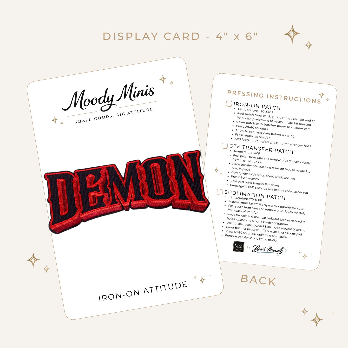 Demon Embroidered Patch