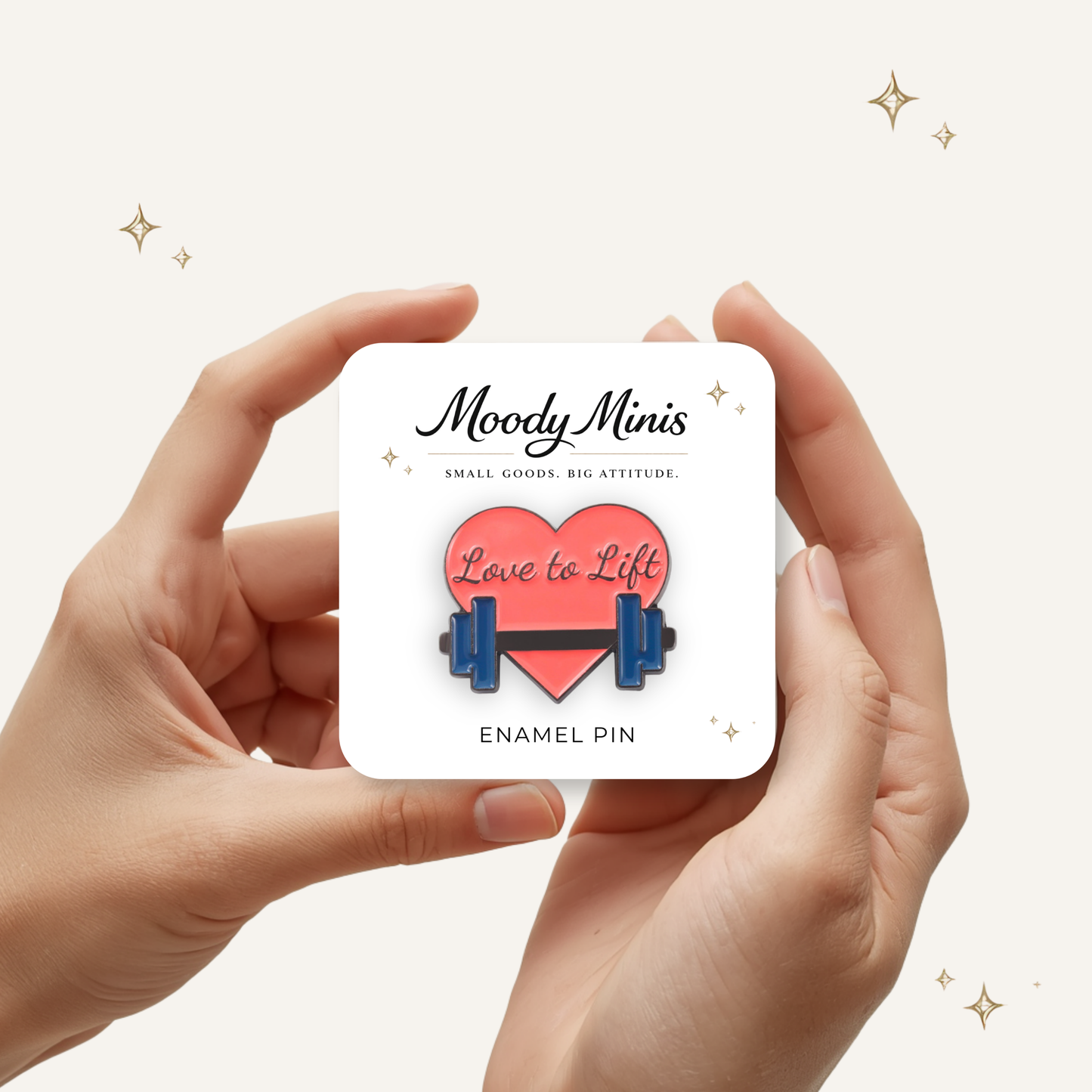 Love to Lift Enamel Pin