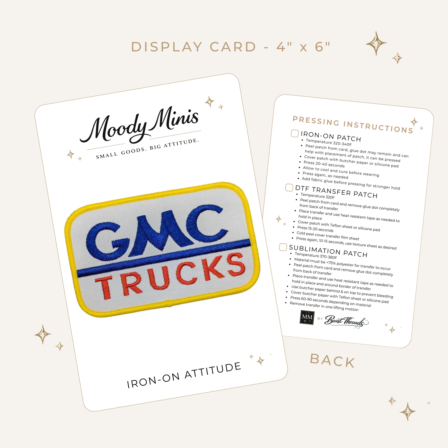 GMC Trucks OG Embroidered Patch- RTS