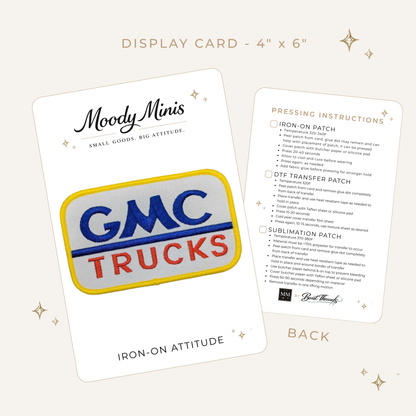 GMC Trucks OG Embroidered Patch- RTS