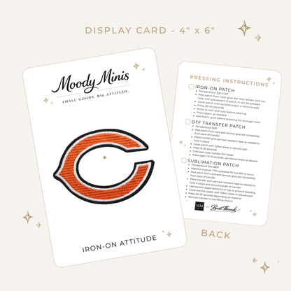 Chicago Bears Embroidered Patch- RTS
