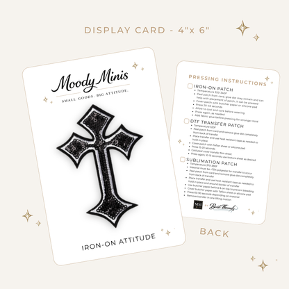 Cross Sequin Patch- RTS