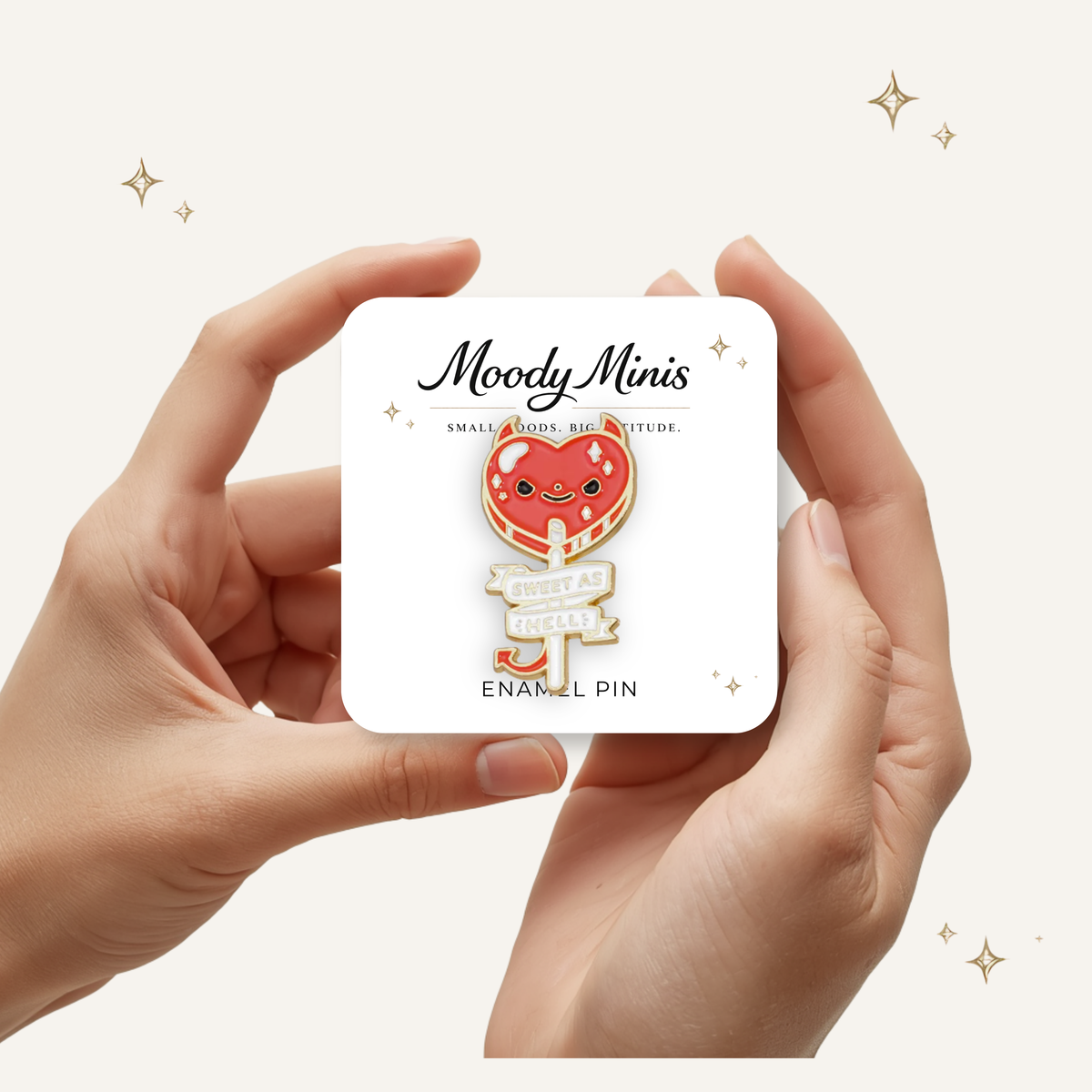 Sweet As Hell Lolly Enamel Pin