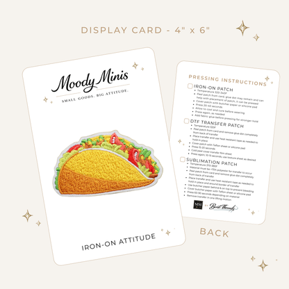 Taco Embroidered Patch