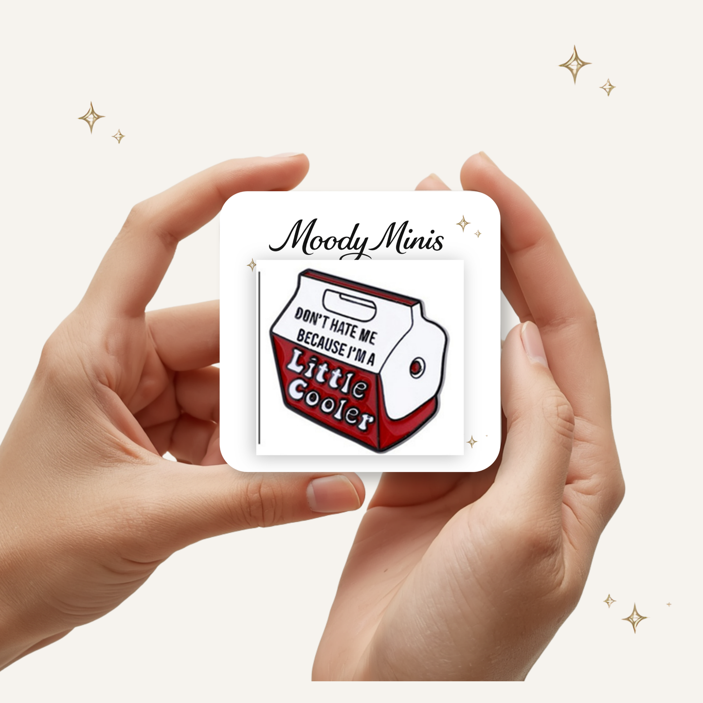 Just a Little Cooler Enamel Pin