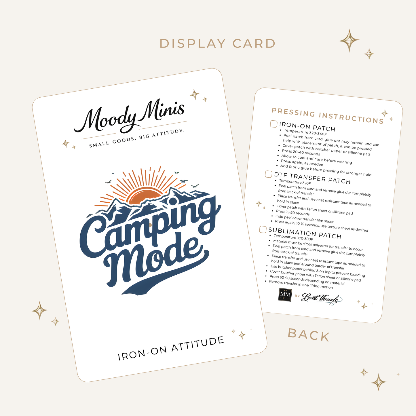Camping Mode DTF Patch - RTS/MTO