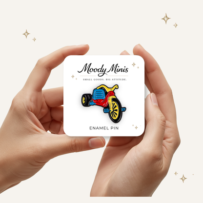Big Wheel Enamel Pin