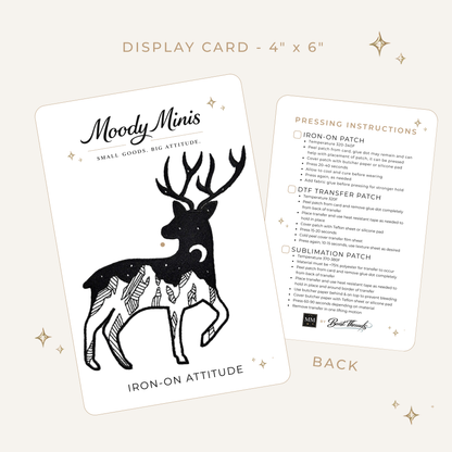 Deer Starlight Embroidered Patch- RTS