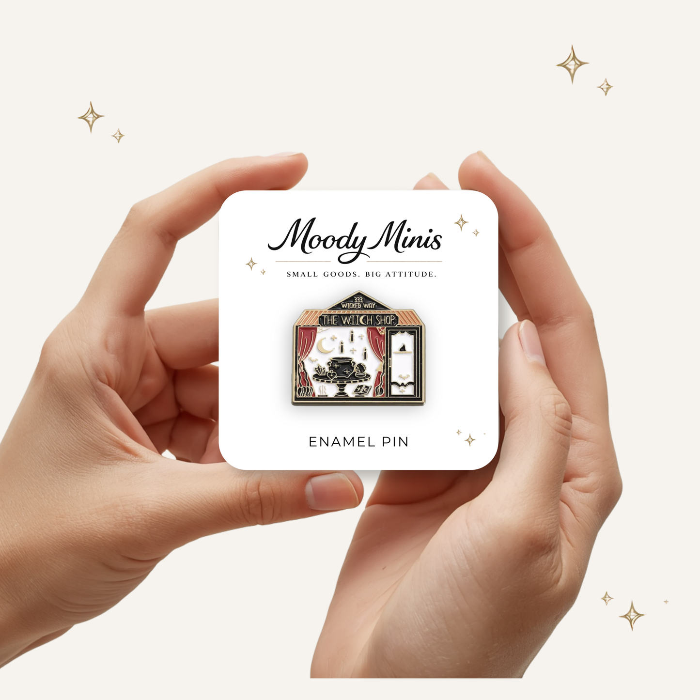 Witch Shop Enamel Pin
