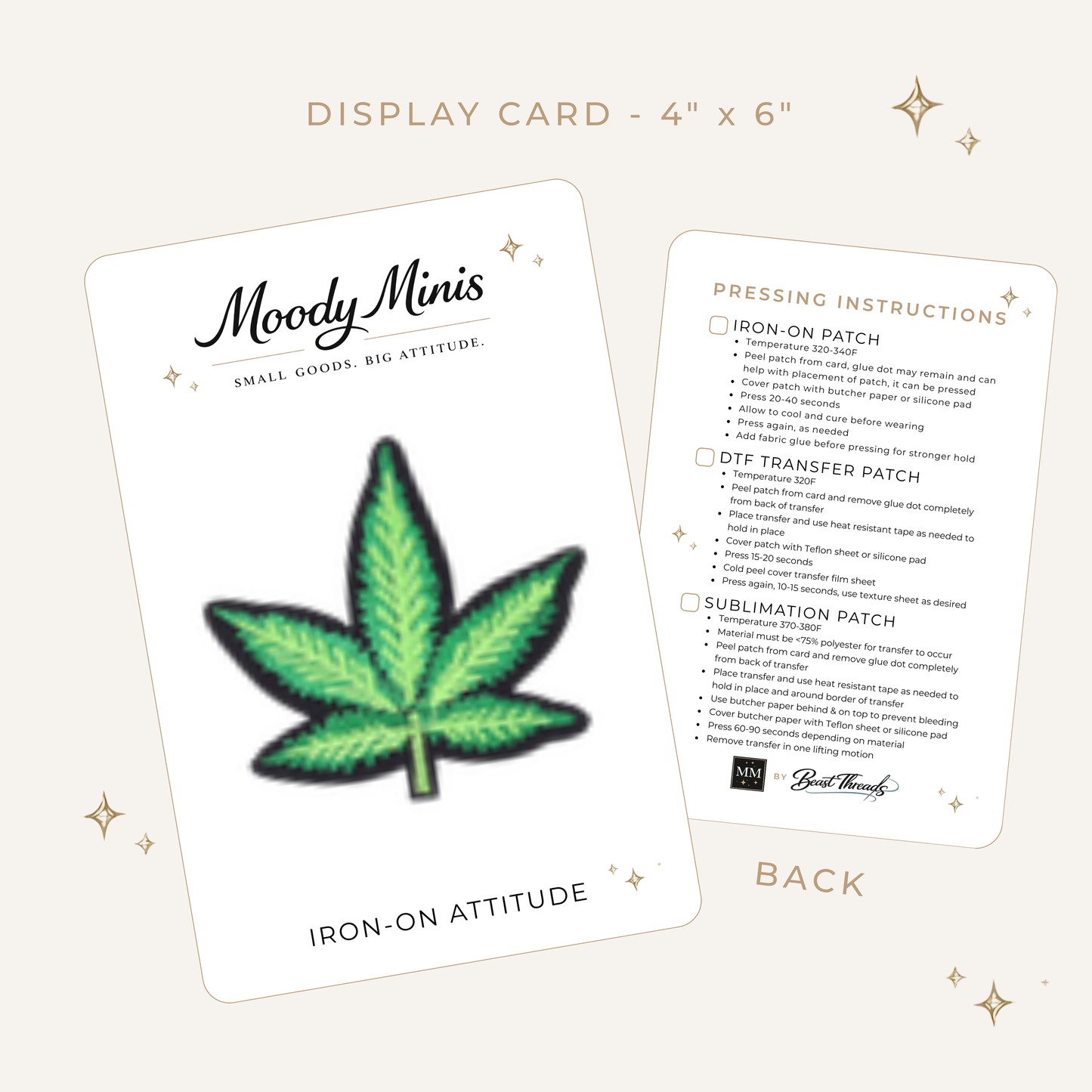 MaryJane Embroidered Patch- RTS