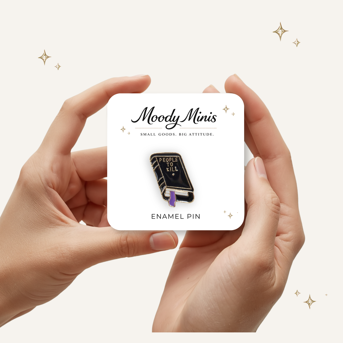 People to K*ll Book Enamel Pin