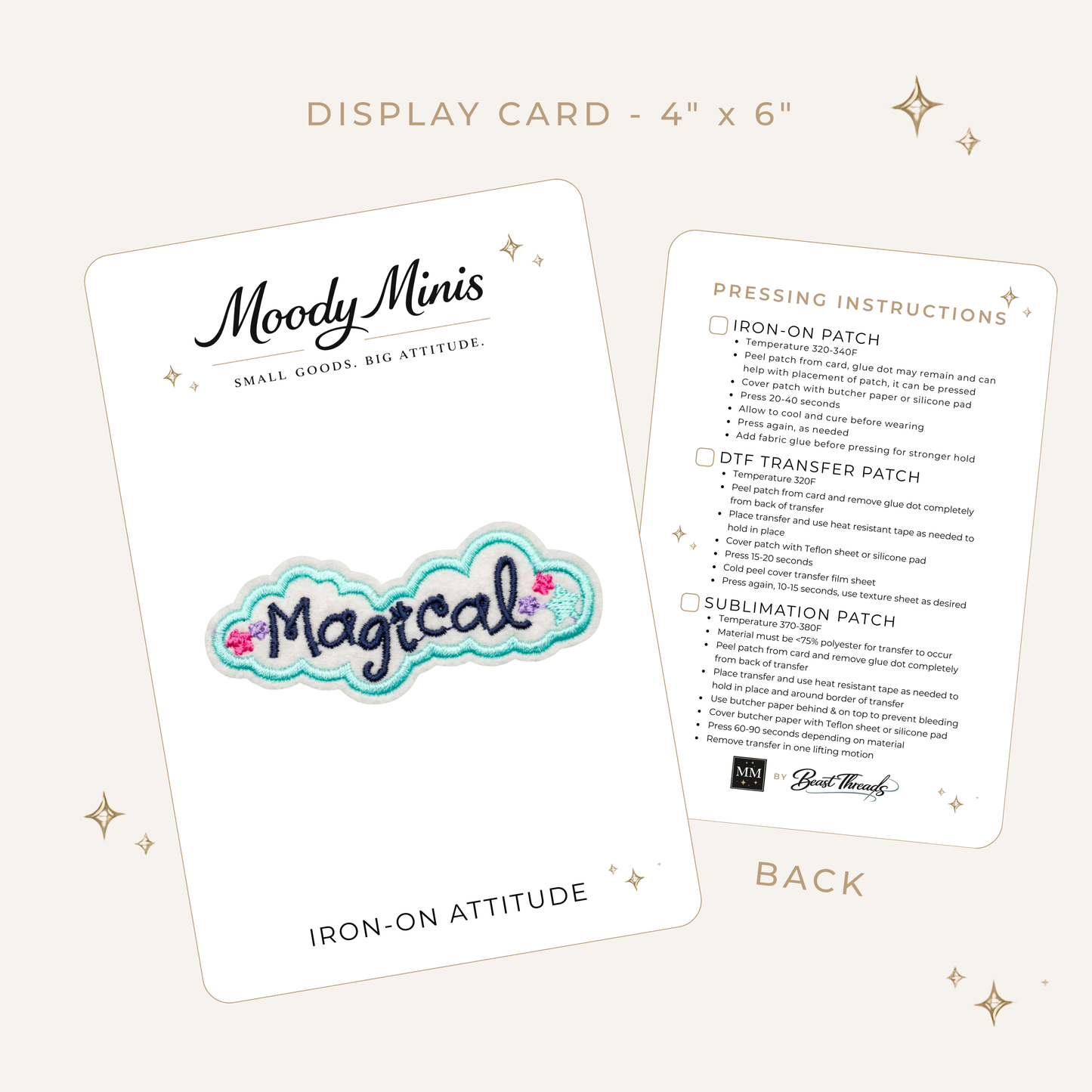 Magical Embroidered Patch- RTS