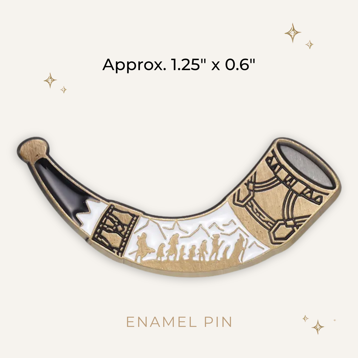 LOTR Horn of Gondor Journey Enamel Pin