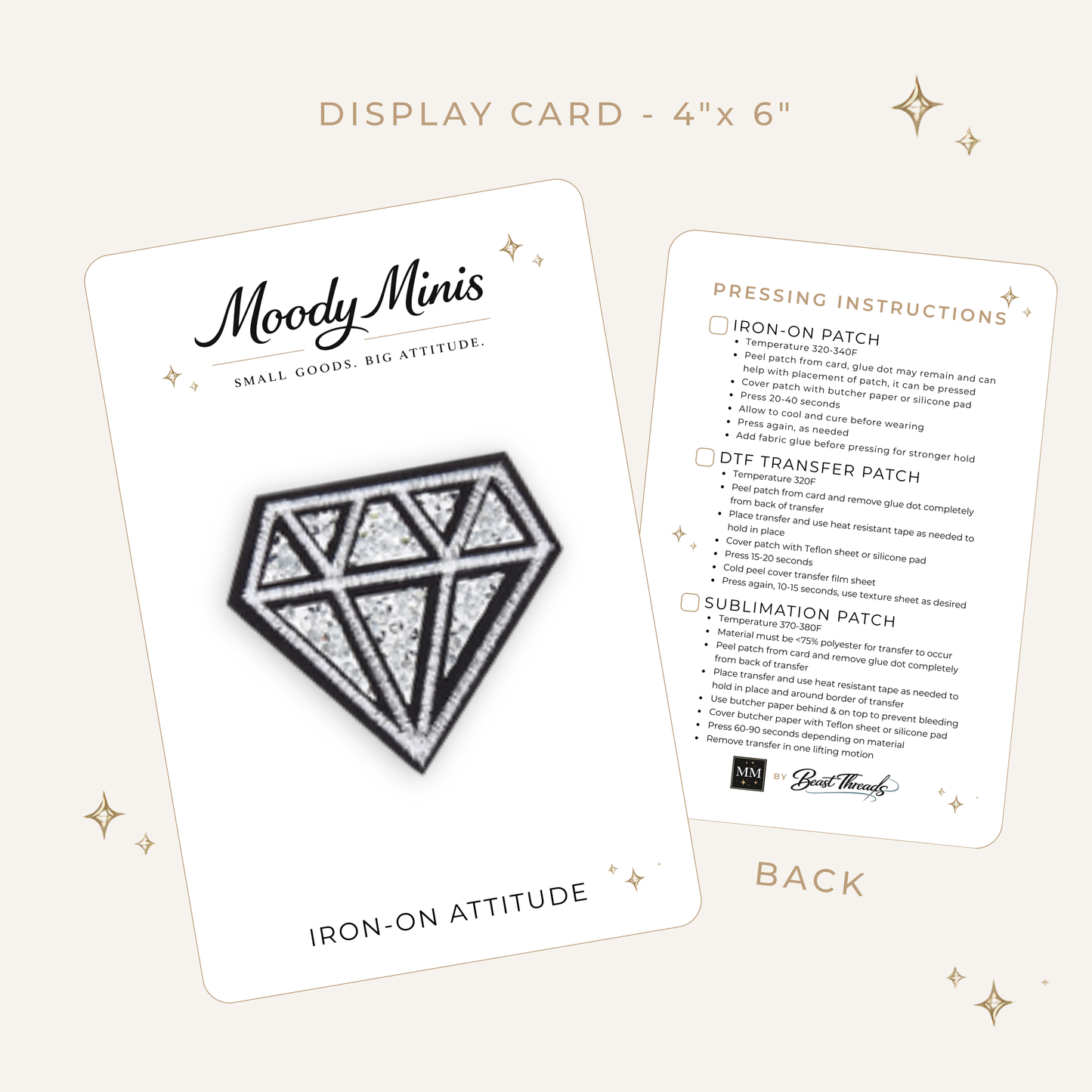 Diamond Rhinestone Patch- RTS