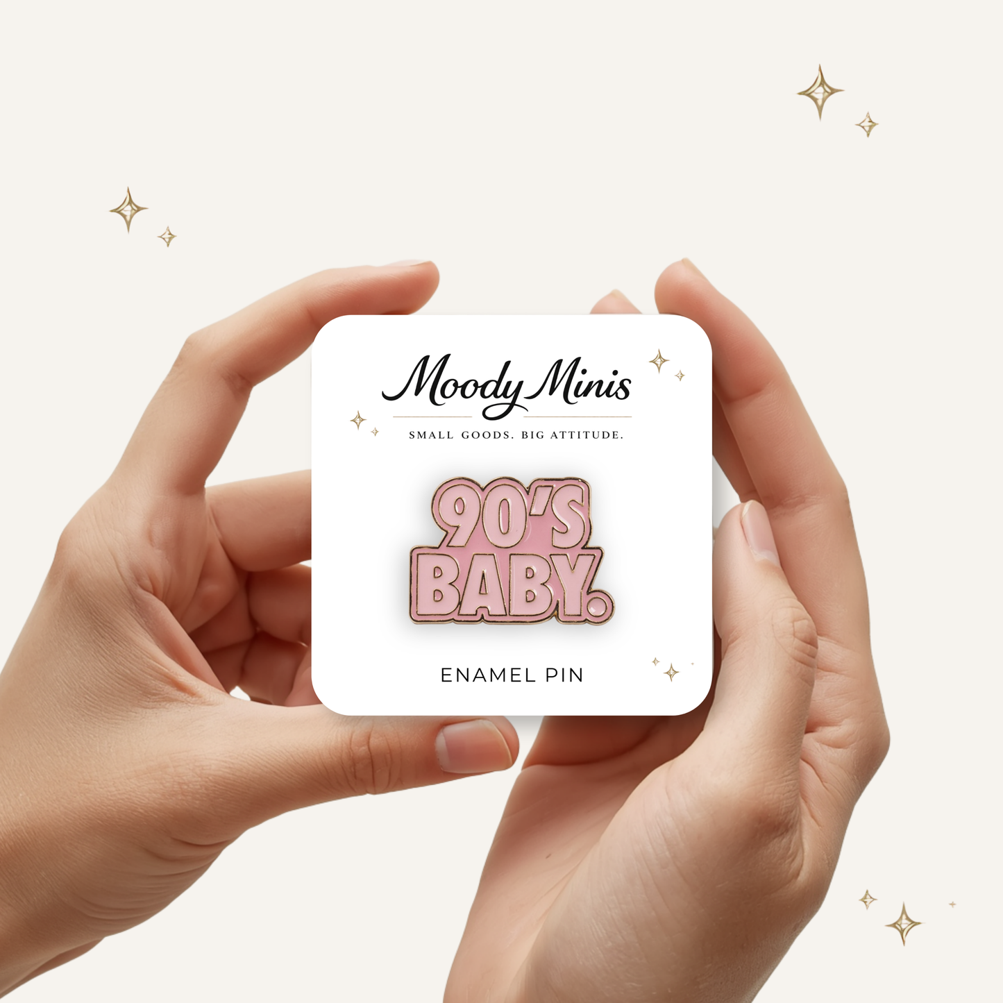 90's Baby Enamel Pin