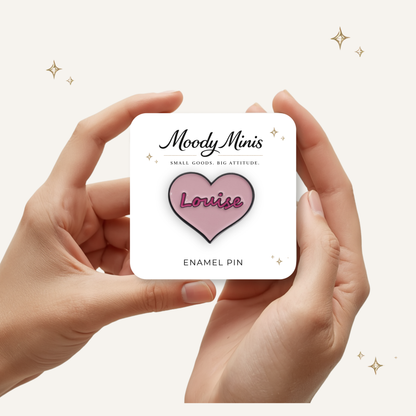 Louise (Thelma & Louise) Heart Enamel Pin