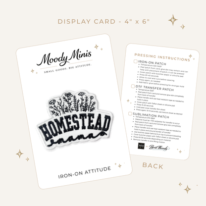 Homestead Mama Embroidered Patch - RTS