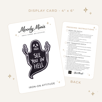 Hell Ghost Embroidered Patch