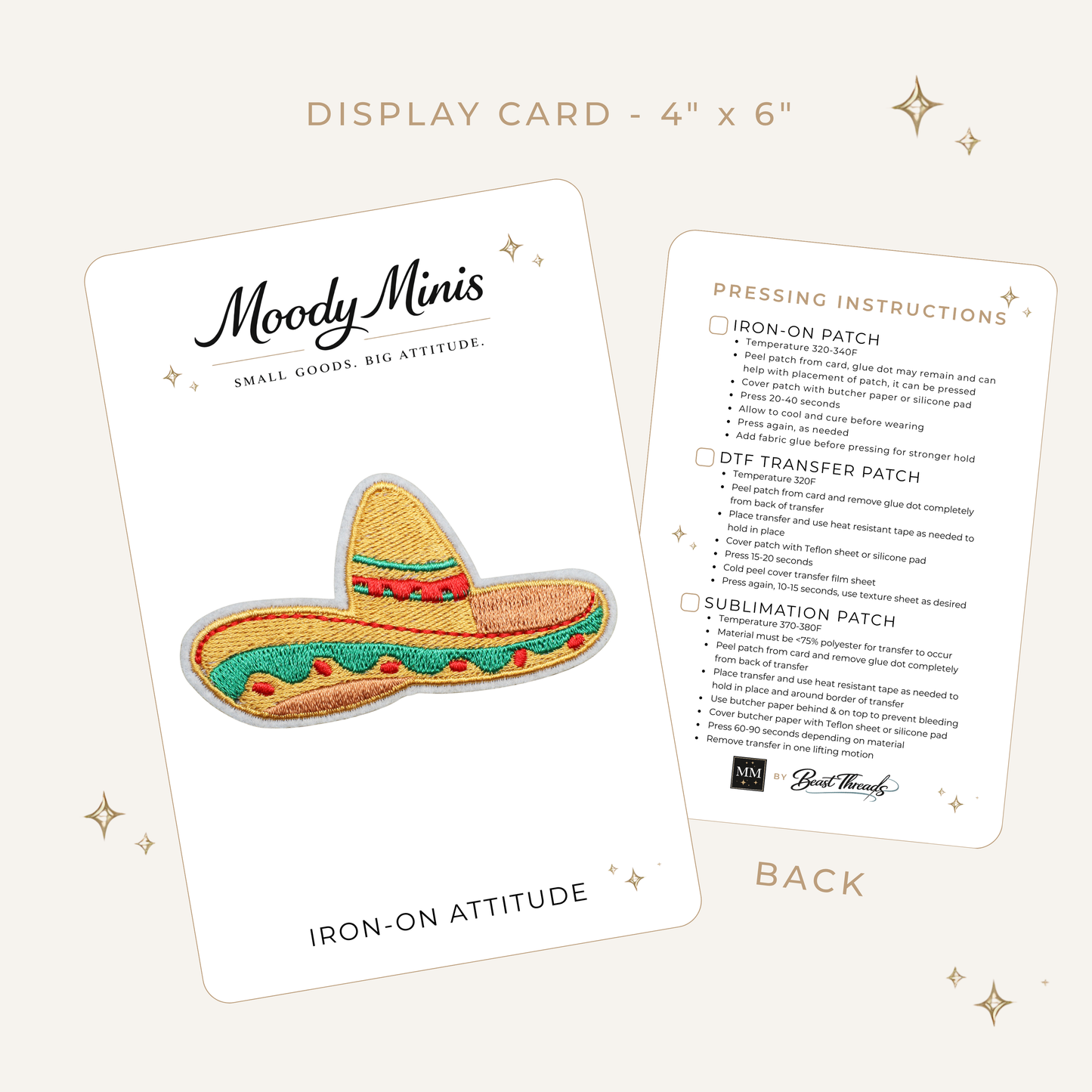 Sombrero Embroidered Patch