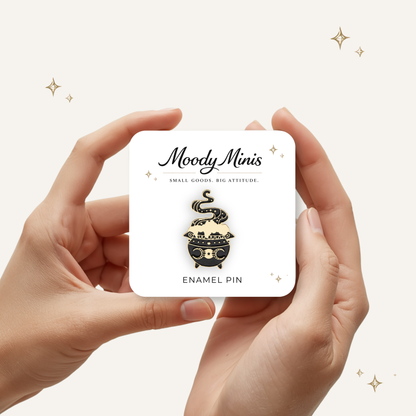 Witch Couldron Enamel Pin