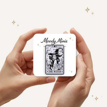 The Witch Tarot Card Enamel Pin