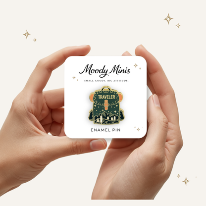 Traveler Backpack Enamel Pin