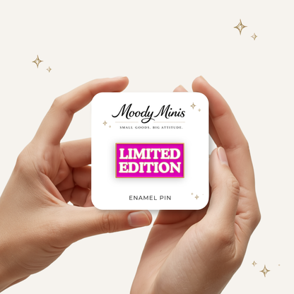 Limited Edition Pink Enamel Pin