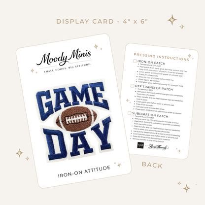 Game Day Embroidered Patch- RTS